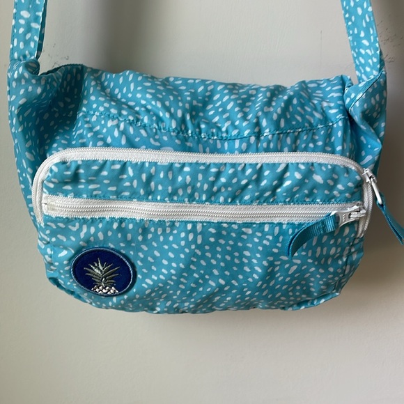 chubbies Mens Packable Hooded Windbreaker Fanny Pack Belt Bag Blue White Size S - Picture 9 of 12